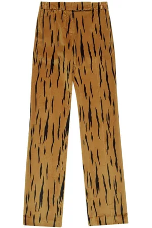 Bally Bukser i velour med dyreprint