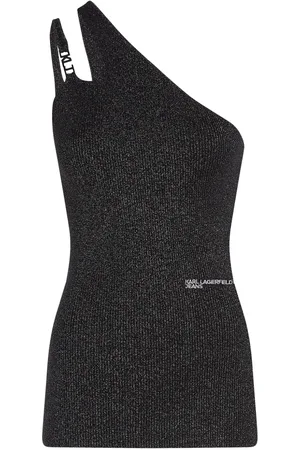 Karl Lagerfeld Top med logo