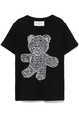 Philipp Plein Bamse-T-shirt med rund hals