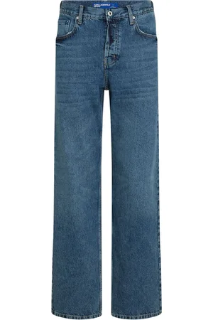 Karl Lagerfeld Jeans med logomærke og lige ben