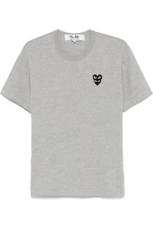 Comme des Garçons T-shirt med logoapplikation