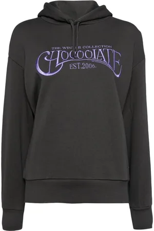 Chocoolate Hættetrøje med broderet logo