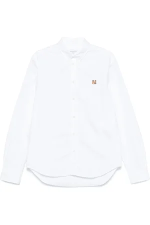 Maison Kitsuné Mini Fox Head-skjorte