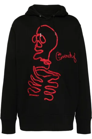 Givenchy Sweatshirt med grafisk broderi og hætte