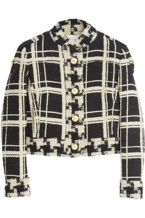 VALENTINO GARAVANI Ternet caban-jakke i tweed