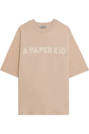 A PAPER KID T-shirt med logotryk