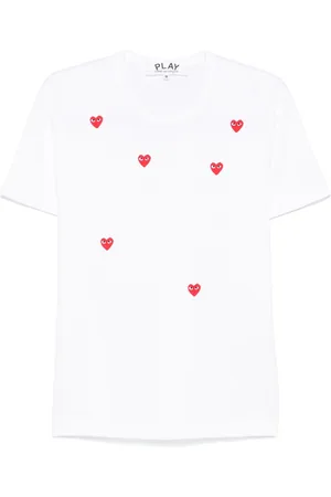 Comme des Garçons T-shirt med hjertetryk