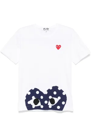 Comme des Garçons T-shirt med hjertetryk