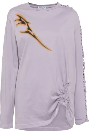 Collina Strada Lang Mauve Tosh T-shirt-skjorte