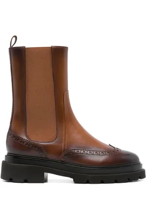 santoni Læderstøvler