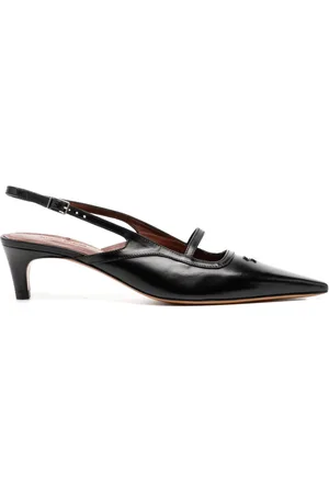 Maison Kitsuné Slingback-pumps med spids snude
