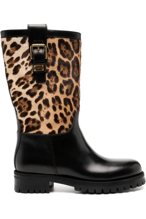 Dolce & Gabbana Støvler med leopardtryk