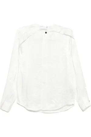 TOGA PULLA Bluse i satin med rynket finish
