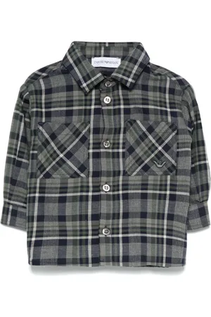 Emporio Armani Skotskternet skjorte