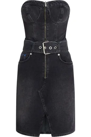 Karl Lagerfeld Bandeau-kjole i denim