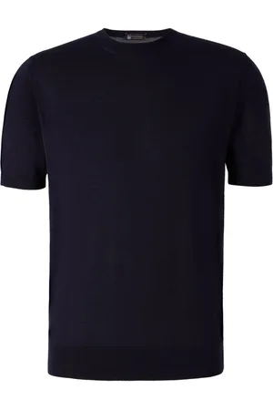 COLOMBO Finstrikket T-shirt med rund hals