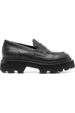 santoni Loafers i læder