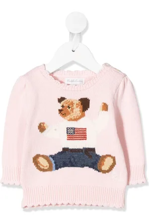 Ralph Lauren Striktrøje med bamse