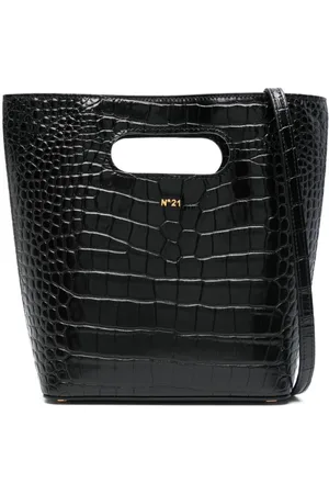 Nº21 Krokodillepræget tote