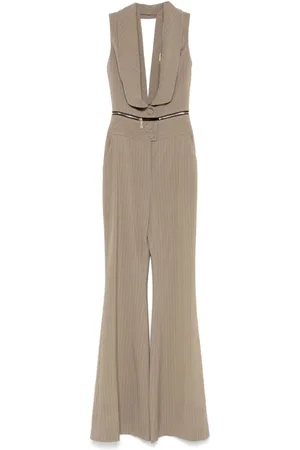 MITILIANE COUTURE Stribet jumpsuit med lynlås