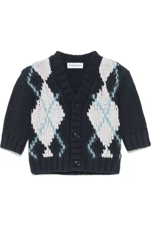 Emporio Armani Cardigan med argyle-mønster