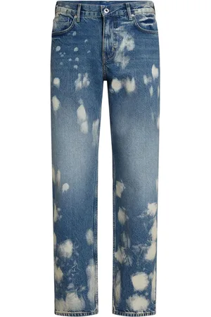 Karl Lagerfeld Jeans med lige ben og bleget effekt