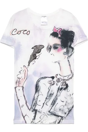 CHANEL Kortærmet T-shirt-top fra 2010