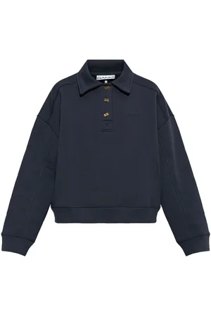 Ganni Sweatshirt med broderet logo