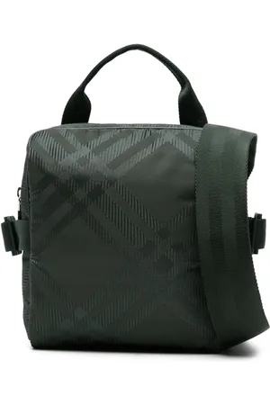 Burberry Vintage-ternet skuldertaske i jacquard