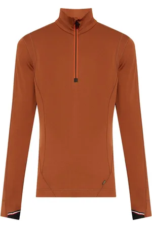 Moncler Polartec sweatshirt med kort lynlås