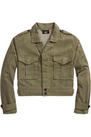 Ralph Lauren Denimjakke med hakket krave