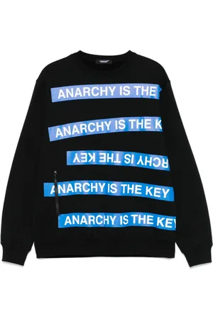 UNDERCOVER Sweatshirt med slogantryk