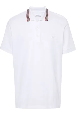 Burberry Polo med stribet krave