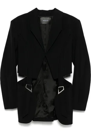 MUGLER Skræddersyet blazer med spænde