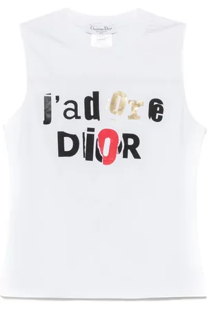 Dior Tanktop med logotryk
