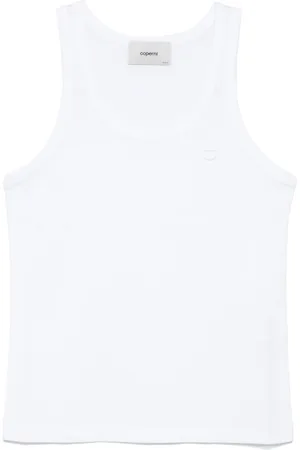 COPERNI Top i let jersey med broderet logo