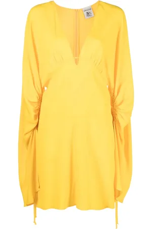 SEMICOUTURE Kort kjole med V-hals