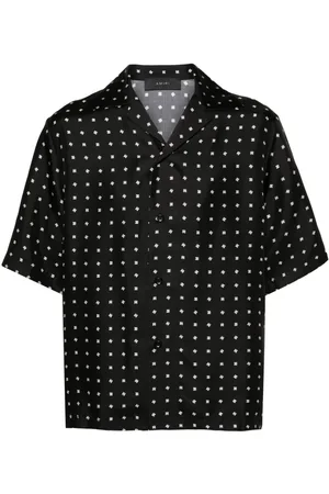 AMIRI Mix and Match Ma skjorte med logotryk