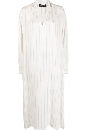 Fabiana Filippi Stribet kaftan-kjole