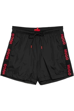 HUGO BOSS Badeshorts med logokant