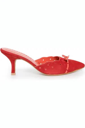Sarah Chofakian 55 mm mules i læder