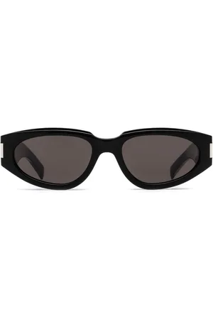 Saint Laurent Ovale polerede solbriller