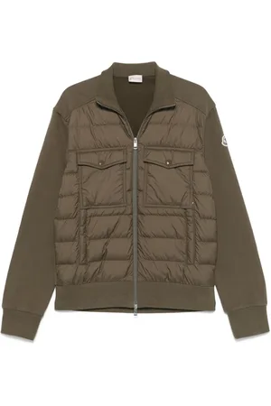 Moncler Polstret sweatshirt med lynlås