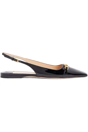 Tom Ford Whitney slingback-ballerinaer i læder