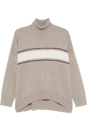 Brunello Cucinelli Sweater med stribe-detalje