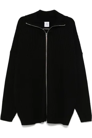 Vetements Cardigan med lynlås