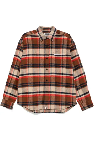 A Bathing Ape Ternet skjorte i flannel