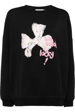 B+AB Sweatshirt med grafisk tryk