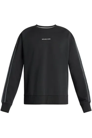 Michael Kors Sweatshirt med rund hals og logobånd