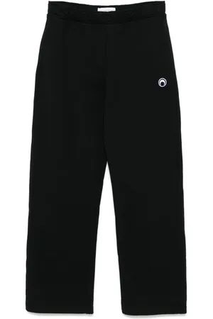 Marine Serre Joggingbukser i fleece med månelogo